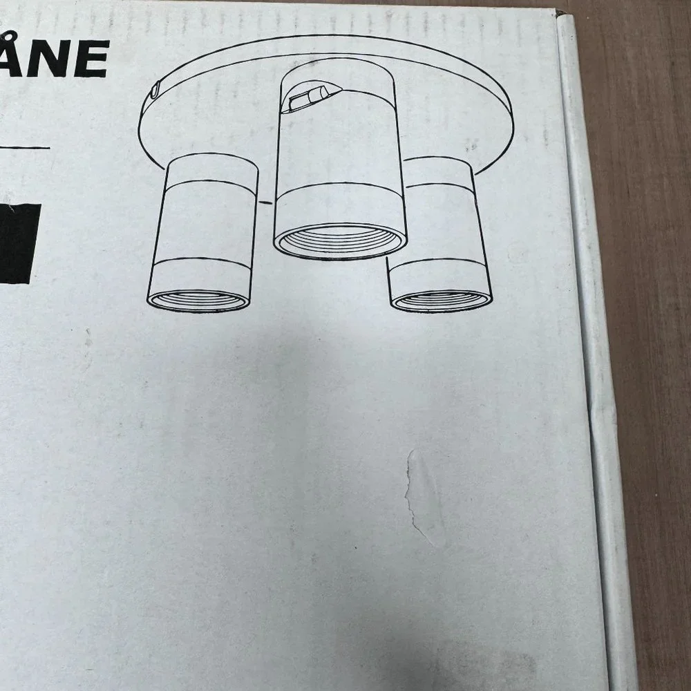 Ikea Nymane Nymane Ceiling Spotlight 3 Lights‎ White 903.597.73